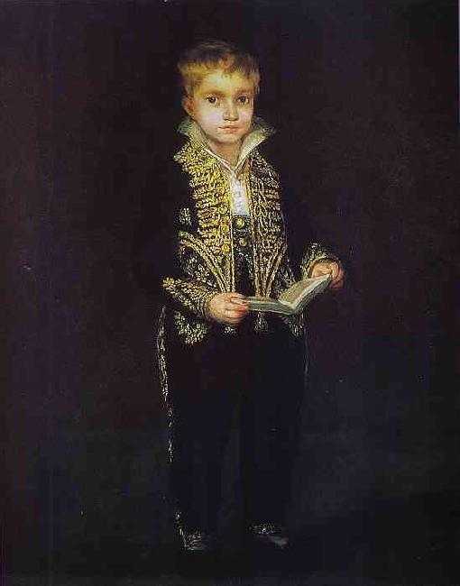 Francisco Jose de Goya Portrait of Victor Guye France oil painting art